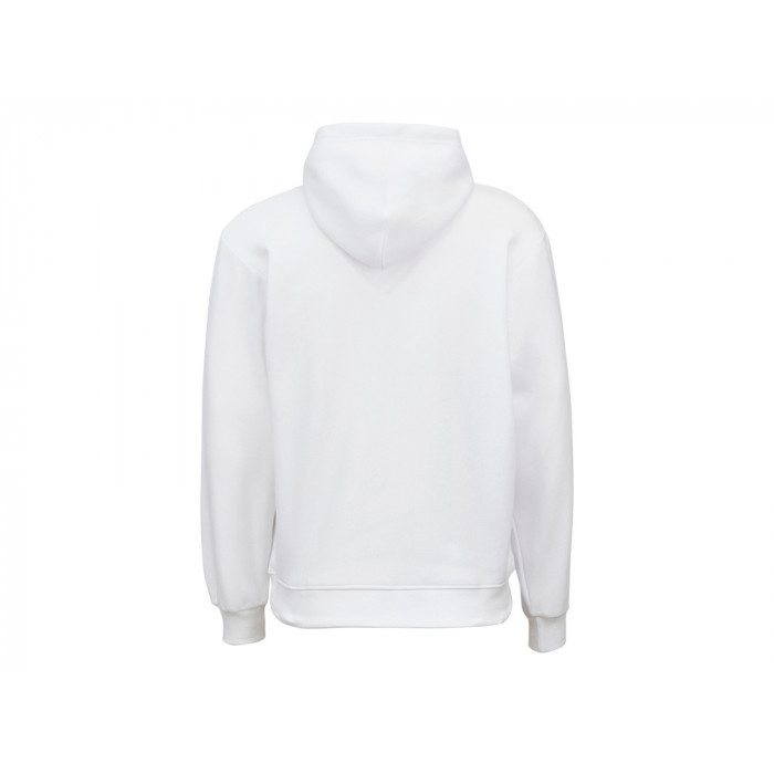 Толстовка с капюшоном оверсайз Lisbon унисекс, белый