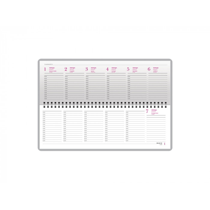 Планинг ГР. датированный Sidney Nebraska 2026, зеленый