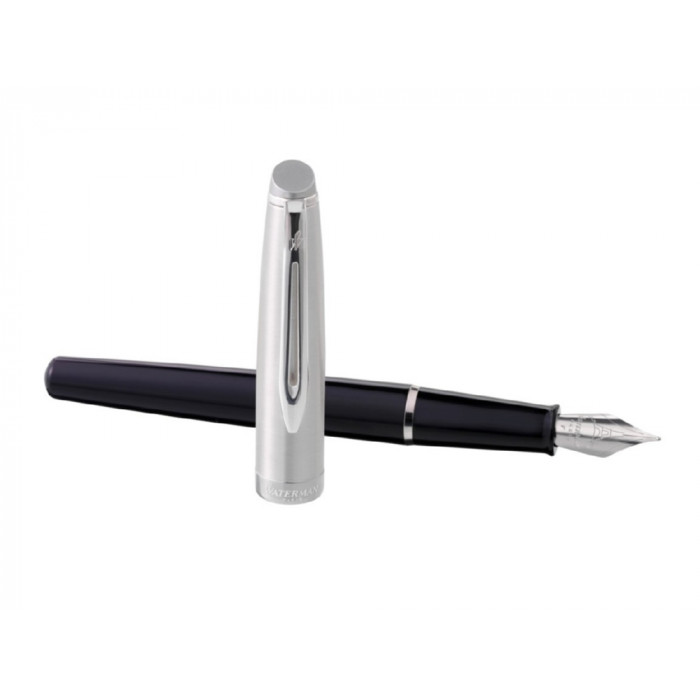 Перьевая ручка Waterman  Embleme цвет BLACK CT, цвет чернил: черный