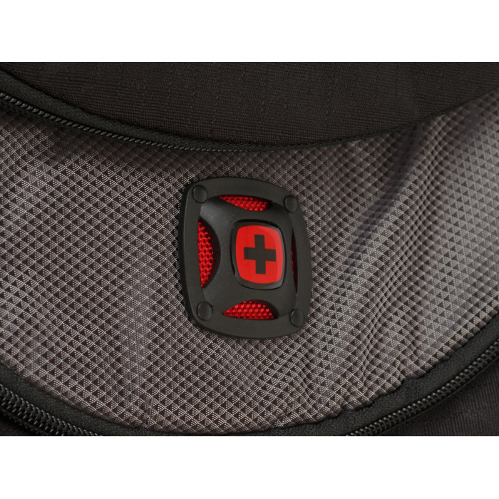 Рюкзак Synergy WENGER 16'', черный/серый, полиэстер/ПВХ, 36 x 26 x 46 см, 26 л