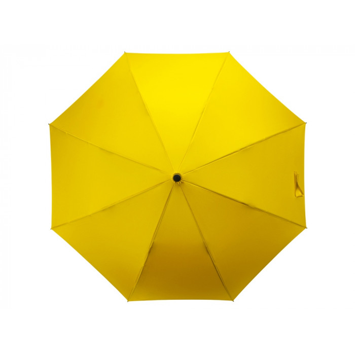 Зонт-трость полуавтомат Wetty с проявляющимся рисунком, желтый