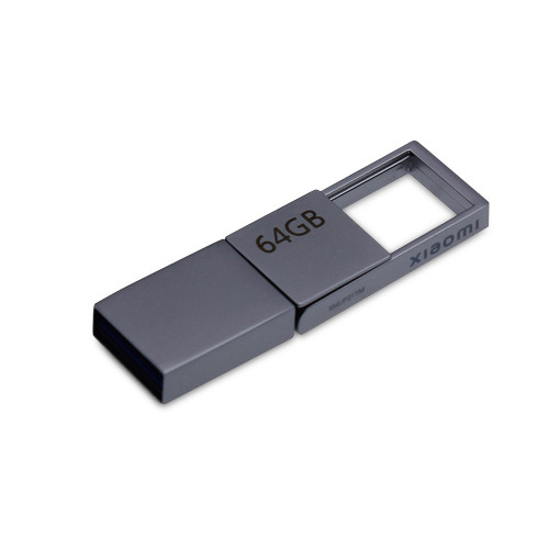 USB 3.0-флешка на 64 Гб с разъемами USB-A и Type-C, серебристый