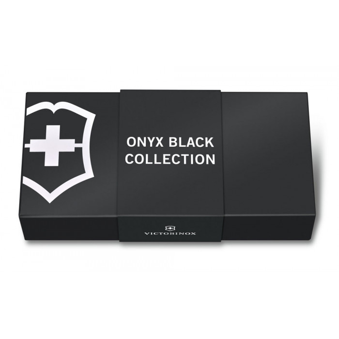 Нож перочинный VICTORINOX Spartan Onyx Black, 91 мм, 12 функций, чёрный, со шнурком в комплекте