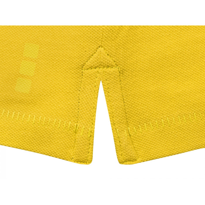 Calgary женская футболка-поло с коротким рукавом, желтый