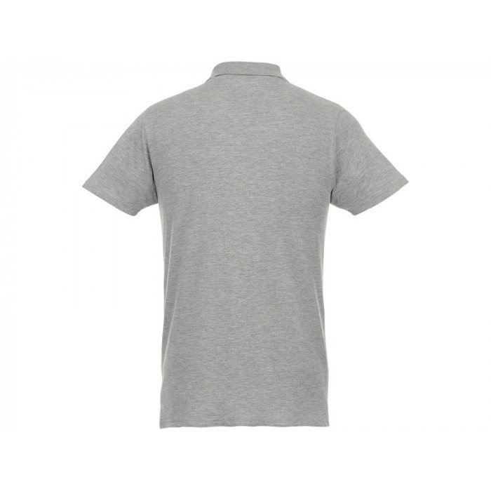 Мужское поло Helios с коротким рукавом, серый яркий