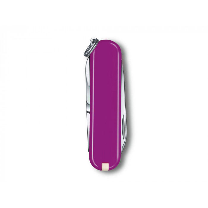 Нож-брелок VICTORINOX Classic SD Colors Tasty Grape, 58 мм, 7 функций, фиолетовый