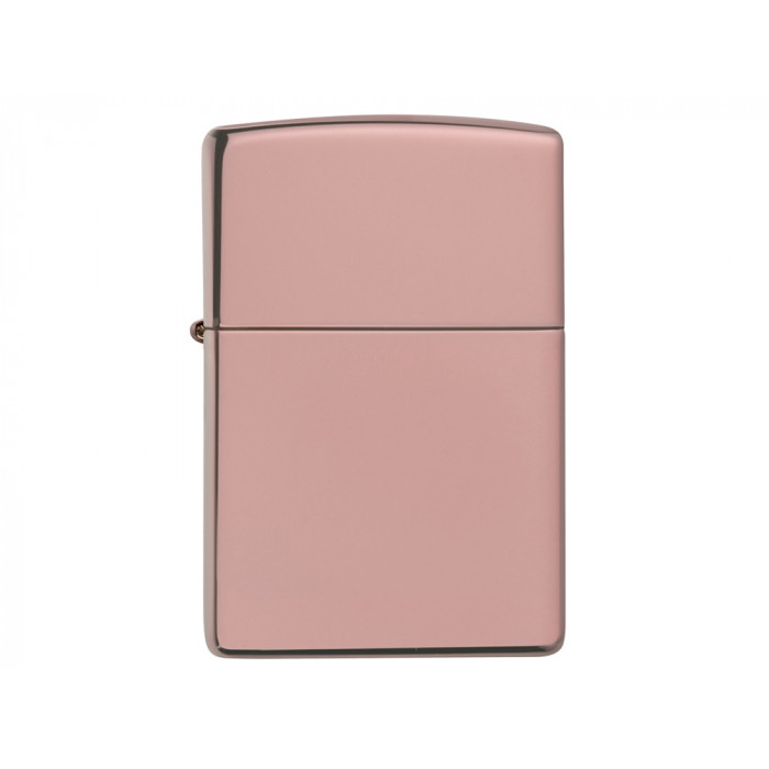 Зажигалка ZIPPO Classic с покрытием High Polish Rose Gold, латунь/сталь, розовое золото, 38x13x57 мм