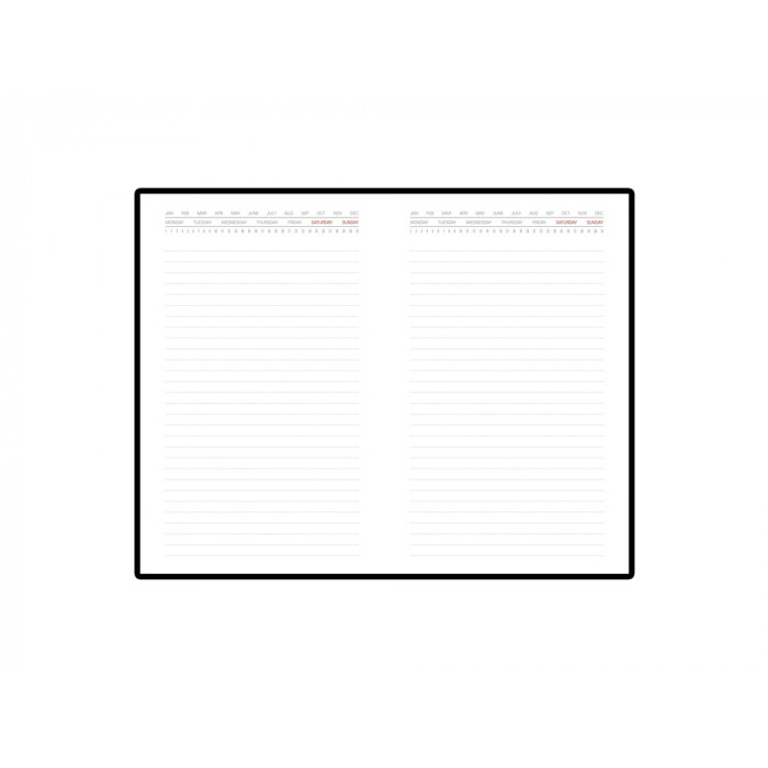 Ежедневник недатированный с индексами А5 Bergamo, синий