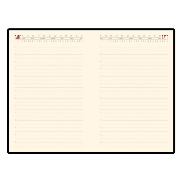 Ежедневник недатированный  А5 LONDON темно-зеленый