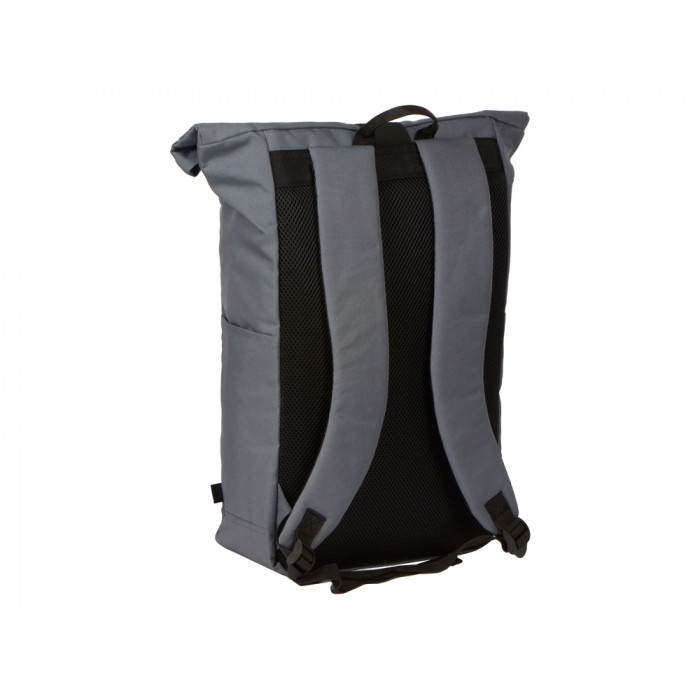 Рюкзак на липучке Vel из переработанного пластика, серый