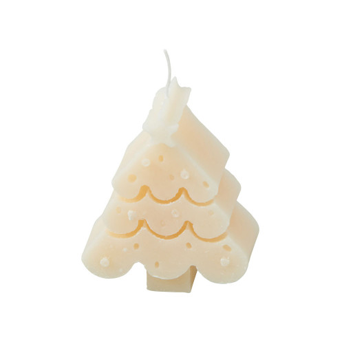 Свеча Елочка, молочный