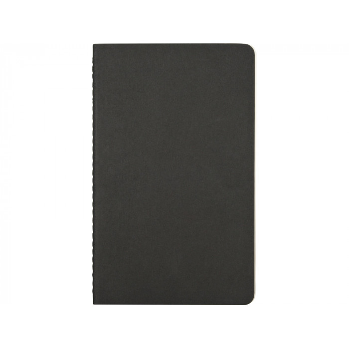 Записная книжка Moleskine Cahier (нелинованный, 3 шт.), Large (13х21см), черный