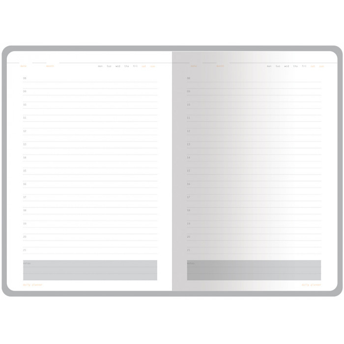 Ежедневник А5 недатированный Mercury, зеленый