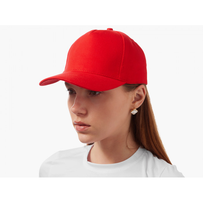 Бейсболка Florida 5-ти панельная, красный