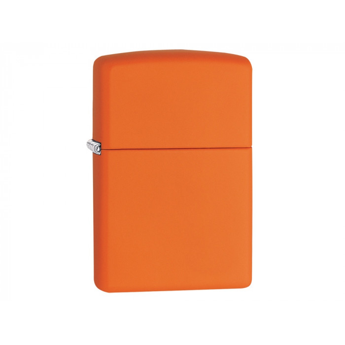 Зажигалка ZIPPO Classic с покрытием Orange Matte, латунь/сталь, оранжевая, матовая, 38x13x57 мм