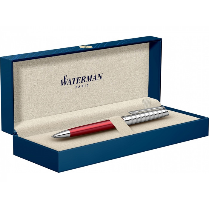 Шариковая ручка Waterman Hemisphere French riviera Deluxe RED CLUB в подарочной коробке