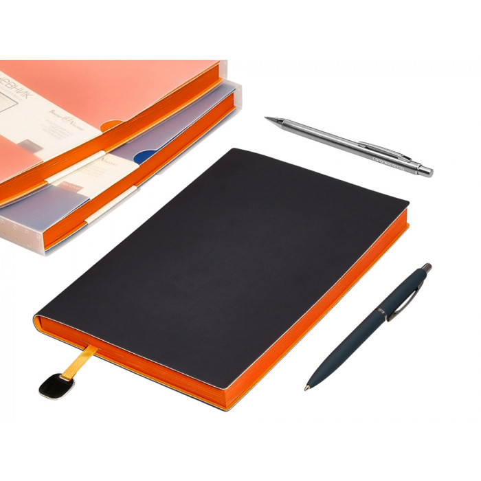 Ежедневник А5 недатированный Mercury, темно-синий Navy