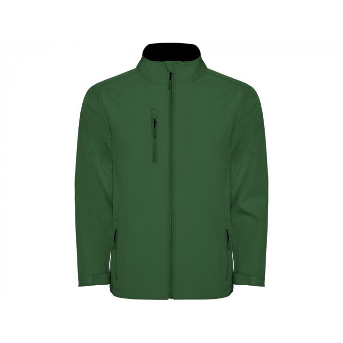 Куртка софтшелл Nebraska мужская, бутылочный зеленый