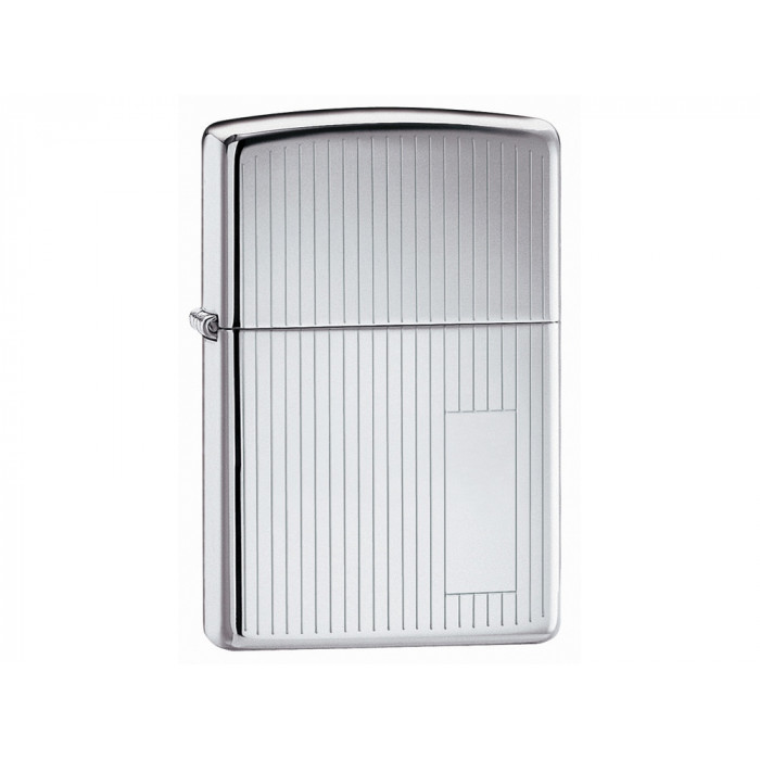 Зажигалка ZIPPO Classic с покрытием High Polish Chrome, латунь/сталь, серебристая, 38x13x57 мм