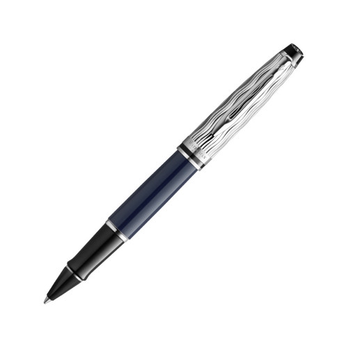 Ручка-роллер Waterman Expert22 SE deluxe Blue CT, цвет: Black, в подарочной упаковке