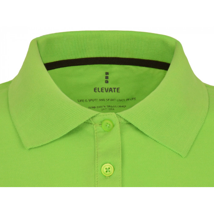 Calgary женская футболка-поло с коротким рукавом, зеленое яблоко