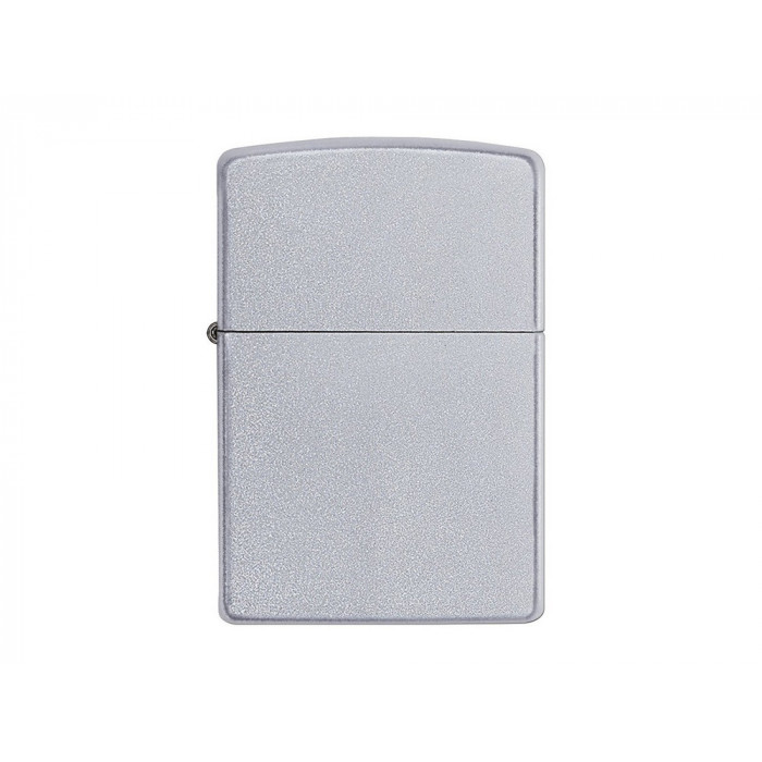 Зажигалка ZIPPO Classic с покрытием Satin Chrome™, латунь/сталь, серебристая, матовая, 38x13x57 мм