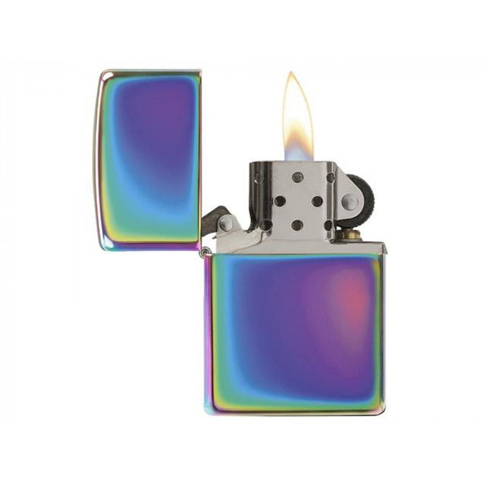 Зажигалка ZIPPO Classic с покрытием Spectrum™, латунь/сталь, разноцветная, глянцевая, 38x13x57 мм