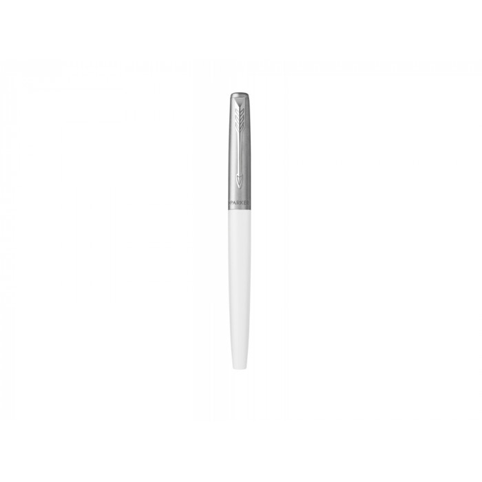 Перьевая ручка Parker Jotter White CT перо:F, цвет чернил: blue, в подарочной упаковке