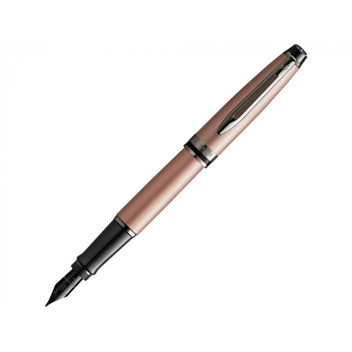 Перьевая ручка Waterman Expert Rose Gold F BLK в подарочной упаковке