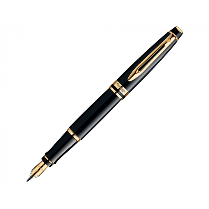 Перьевая ручка Waterman Expert 3, цвет: Black Laque GT, перо: F