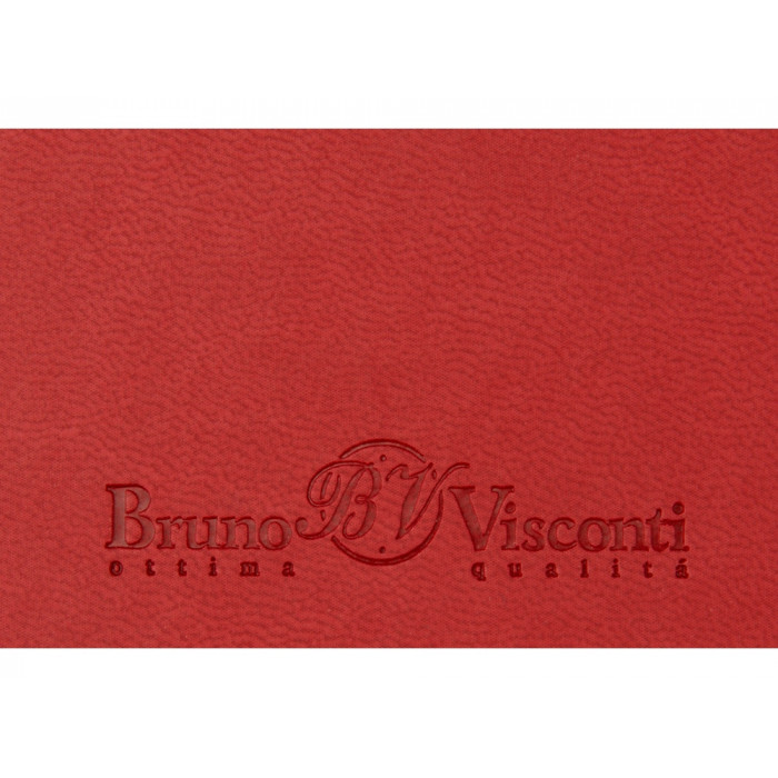 Ежедневник А5 недатированный Megapolis Velvet Flex, красный