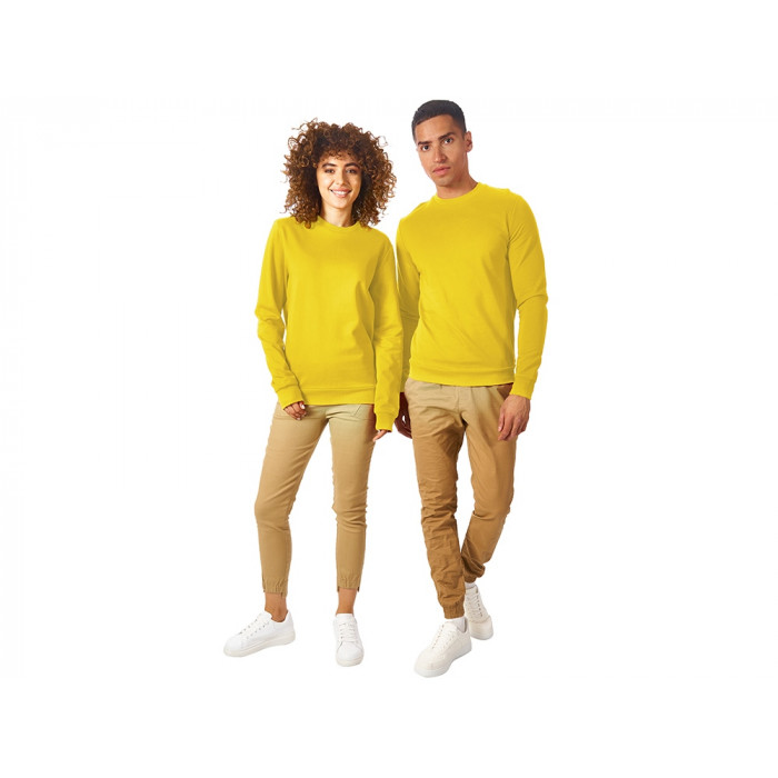 Свитшот Motion унисекс с начесом, жёлтый