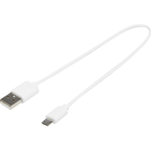 Кабель USB-A – Micro-USB TPE 2A, белый