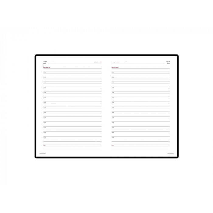 Ежедневник недатированный А5 Sidney Nebraska, оранжевый (золотой обрез)