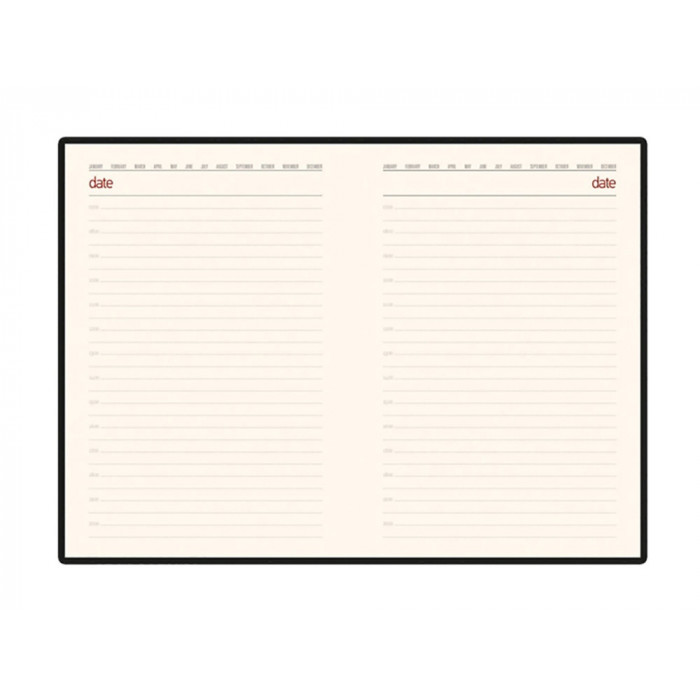 Ежедневник недатированный А5 Senate с магнитным клапаном, темно-зеленый