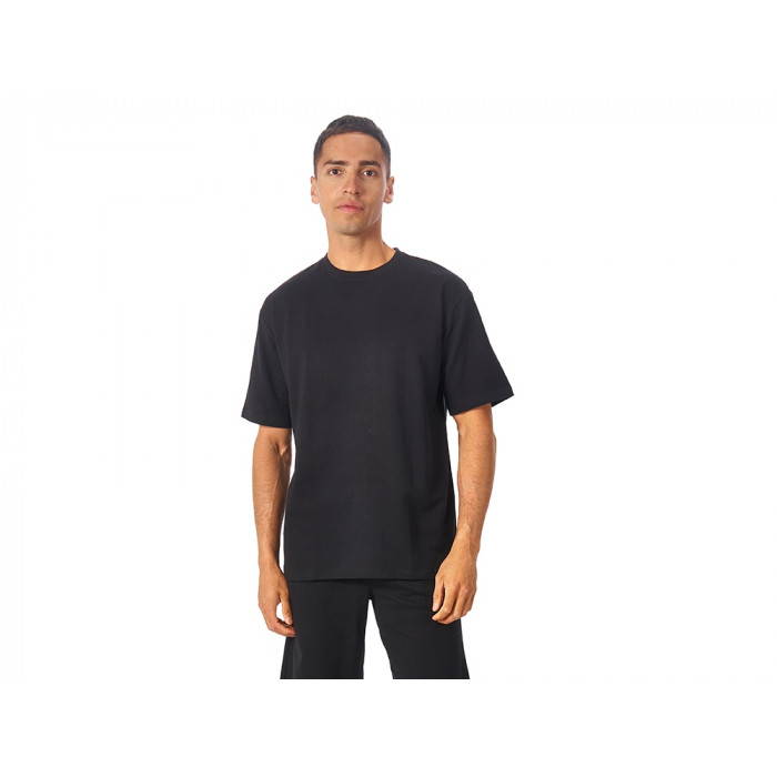 Футболка из френч терри Warsaw унисекс 220гр, черный