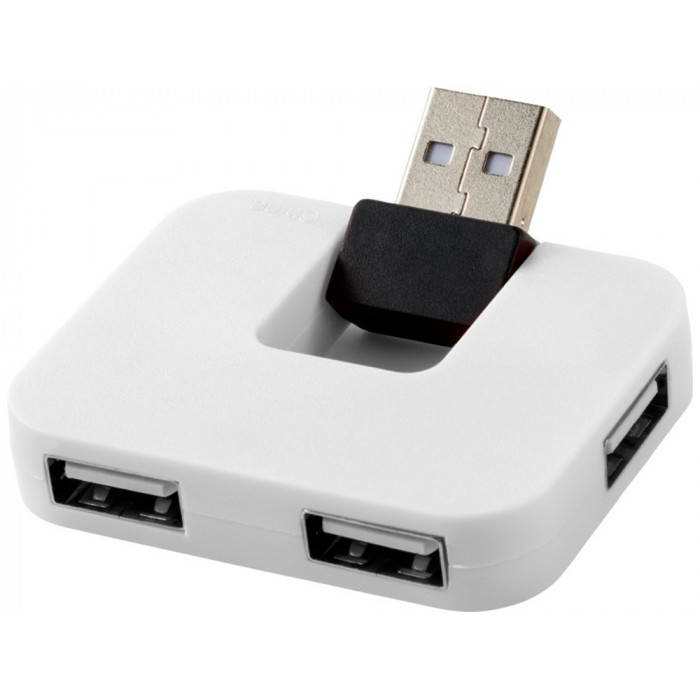 USB Hub Gaia на 4 порта, белый