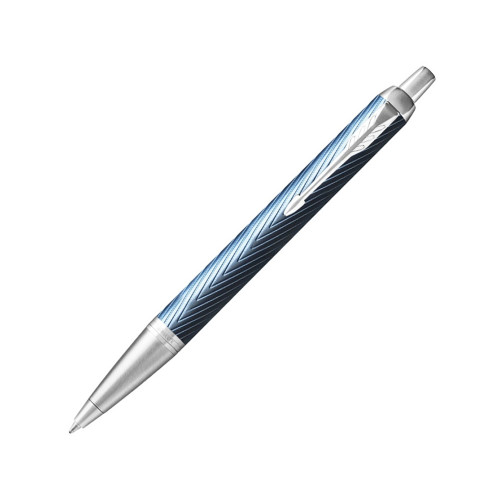 Шариковая ручка Parker IM Premium K318  Blue Grey CT, стержень: M, цвет чернил: blue, в подарочной упаковке.