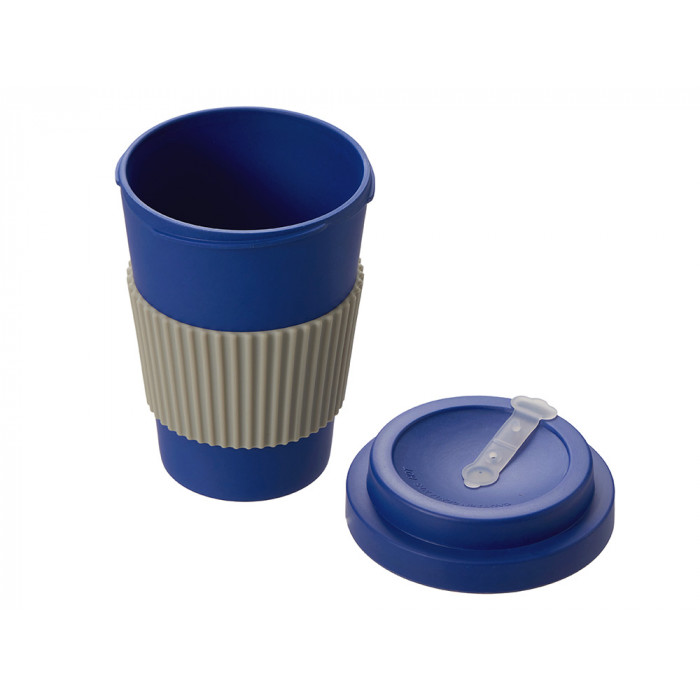 Термокружка Muffin из натуральных волокон, темно-синий