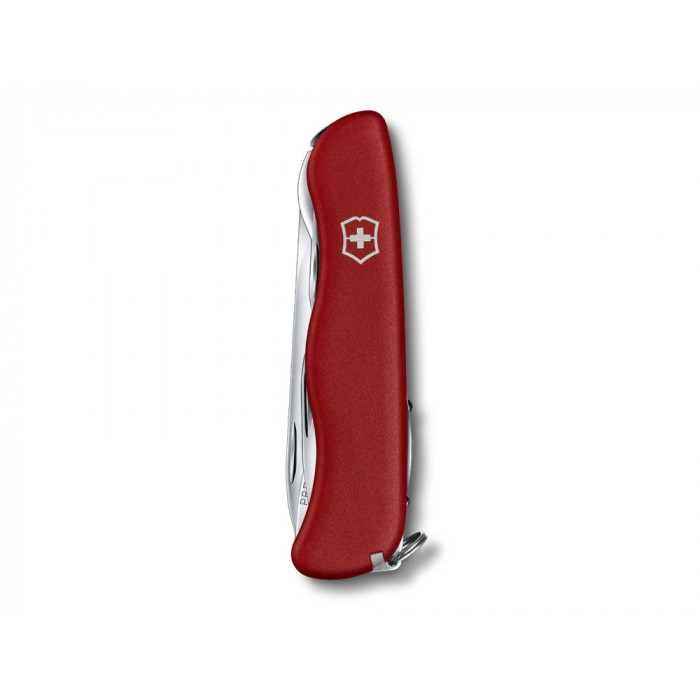 Нож перочинный VICTORINOX Picknicker, 111 мм, 11 функций, с фиксатором лезвия, красный