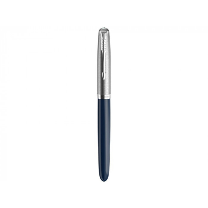 Перьевая ручка Parker 51 CORE MIDNIGHT BLUE CT, перо: F, цвет чернил: black, в подарочной упаковке.