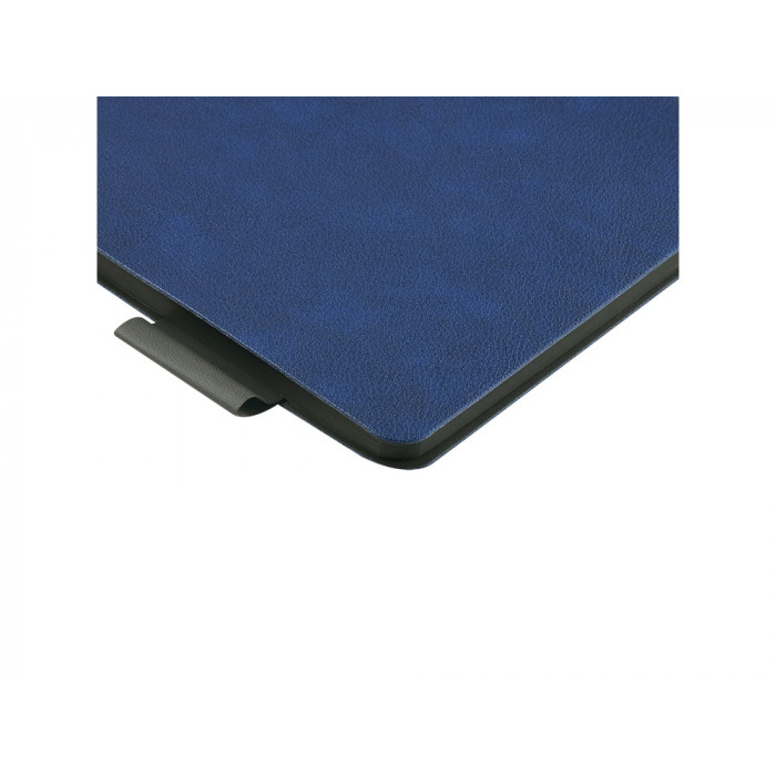 Блокнот А5 Boston, синий с серым срезом