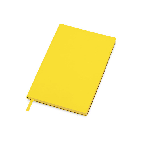 Бизнес-блокнот C1 софт-тач, гибкая обложка, 128 листов, желтый