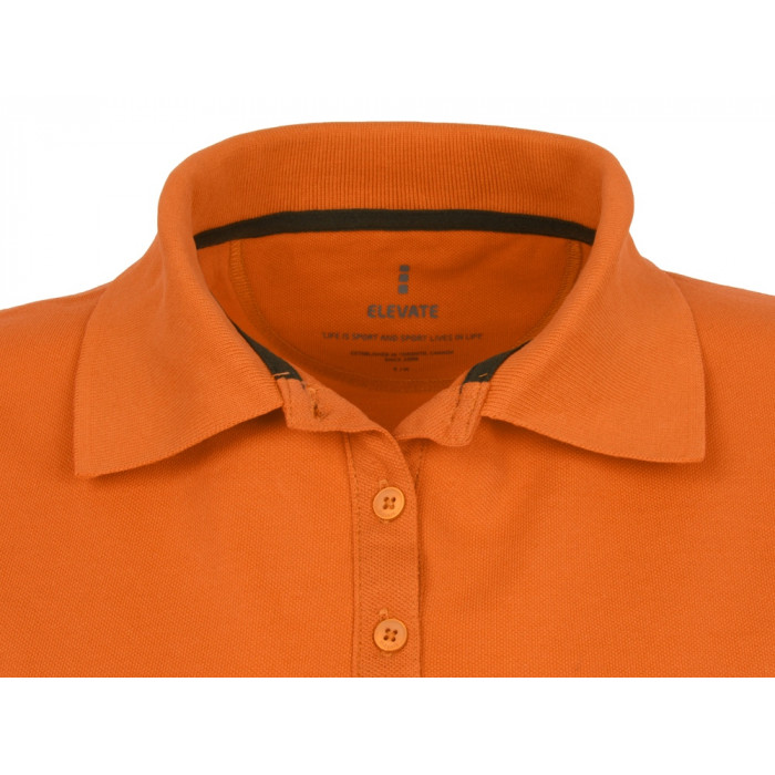 Calgary женская футболка-поло с коротким рукавом, оранжевый