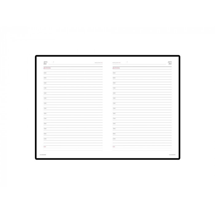 Ежедневник А5 недатированный Leader, оранжевый