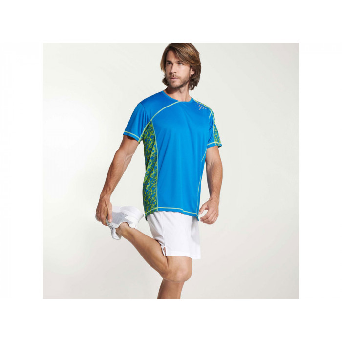 Спортивная футболка Sochi мужская, принтованный бирюзовый