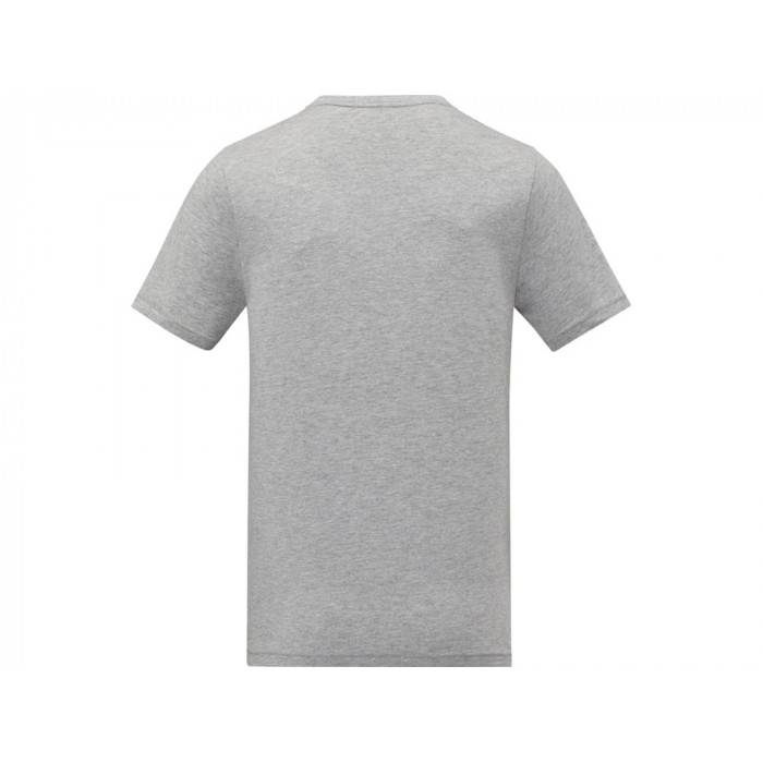 Somoto Мужская футболка с коротким рукавом и V-образным вырезом , серый яркий