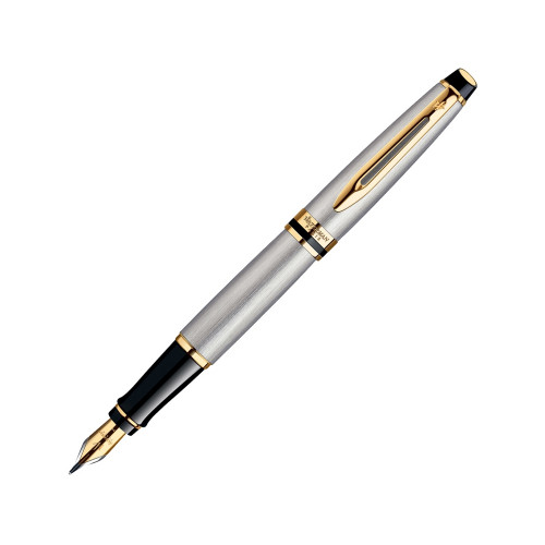 Перьевая ручка Waterman Expert 3, цвет: Stainless Steel GT, перо: F