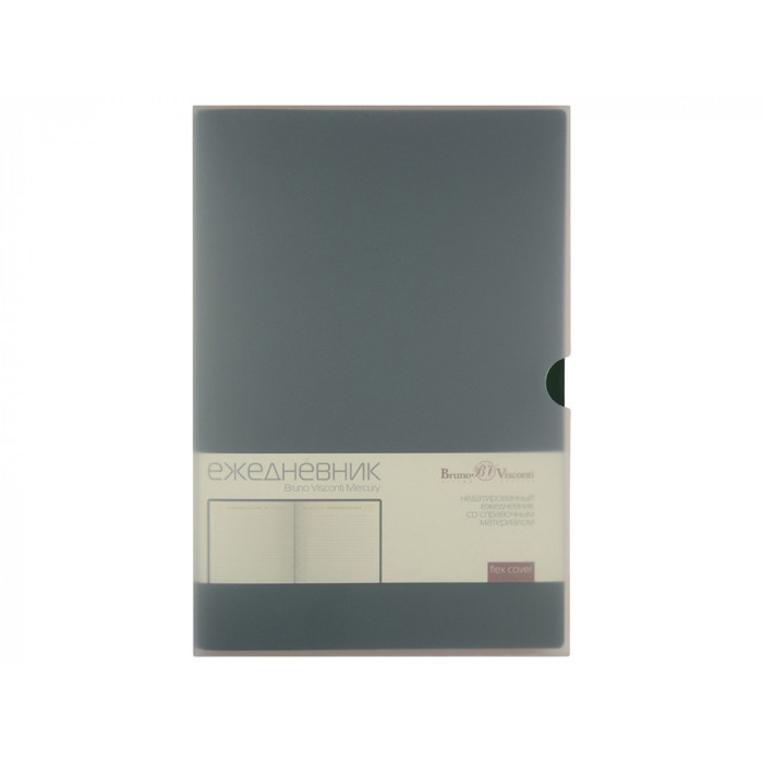 Ежедневник А5 недатированный Mercury, зеленый