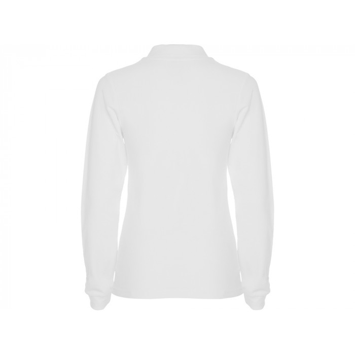 Рубашка поло Estrella женская с длинным рукавом, белый